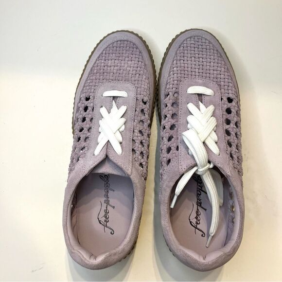 Free People Wimberly Woven Sneakers in Lavender Sz 9.5 NEW in Box - Picture 8 of 14